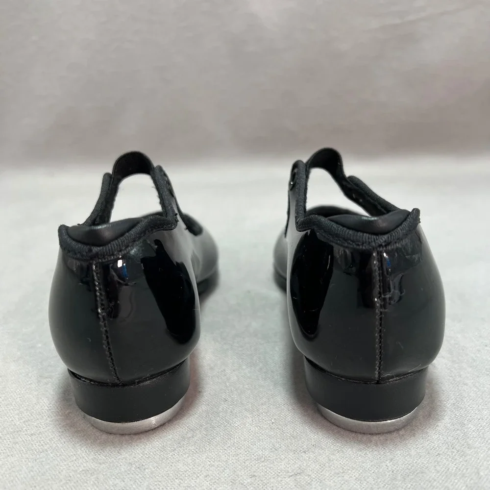 Capezio Jr. Tyette Tap Child Shoe Black Patent Leather Dance Mary Jane N625C 9M